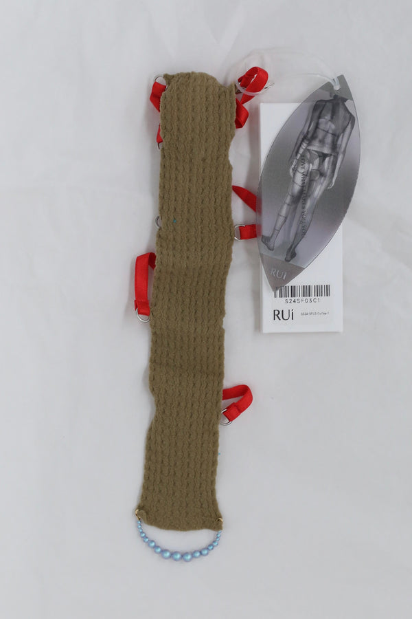 RUI single semi-sheer thin strap sleeve RSS24SF03 Coffee coffee